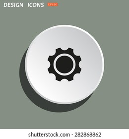 gears. icon. vector design