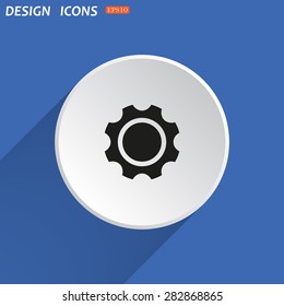 gears. icon. vector design