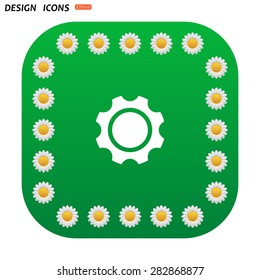 gears. icon. vector design