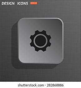 gears. icon. vector design