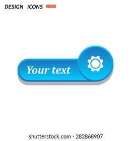 gears. icon. vector design