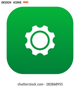 gears. icon. vector design