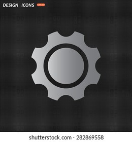 gears. icon. vector design