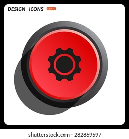 gears. icon. vector design
