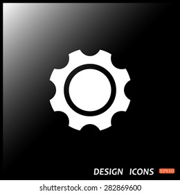 gears. icon. vector design