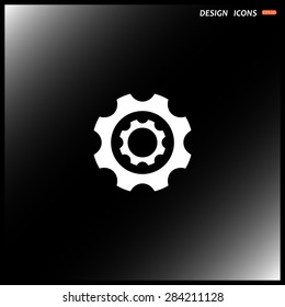 gears. icon. vector design