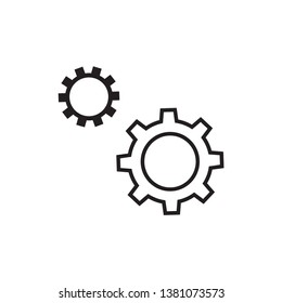 gears icon vector design template