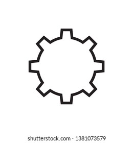 gears icon vector design template