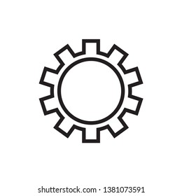 gears icon vector design template