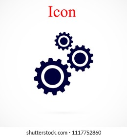 gears icon vector, Vector EPS 10 illustration style