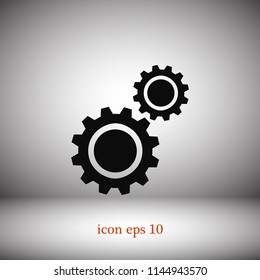 gears icon vector, Vector EPS 10 illustration style