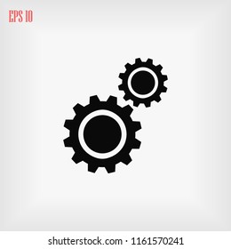 gears icon vector, Vector EPS 10 illustration style