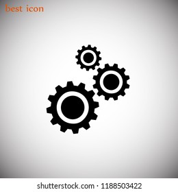 gears icon vector, Vector EPS 10 illustration style