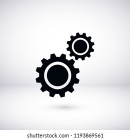 gears icon vector, Vector EPS 10 illustration style