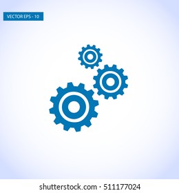 gears icon vector, Vector EPS 10 illustration style