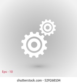 gears icon vector, Vector EPS 10 illustration style