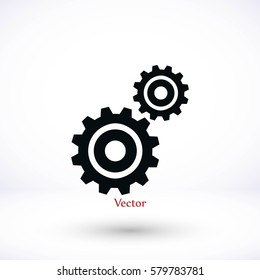 gears icon vector, Vector EPS 10 illustration style