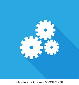Gears Icon Vector, EPS10.