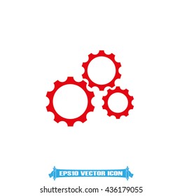 gears icon vector illustration eps10