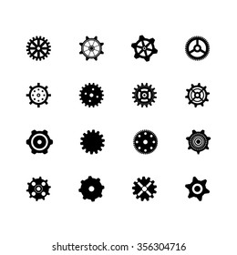 Gears Icons Set.