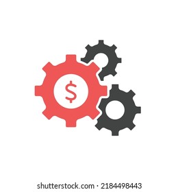 gears icons  symbol vector elements for infographic web