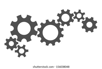 gears industrial abstract background