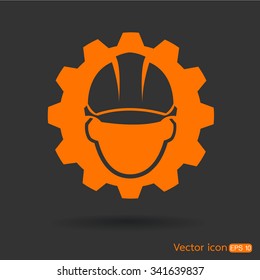 Gears Industrial worker icon