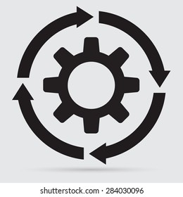 gears isolated object , technical, mechanical illustration