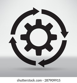 gears isolated object , technical, mechanical illustration