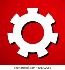 gears isolated object , technical, mechanical illustration