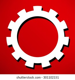 gears isolated object , technical, mechanical illustration
