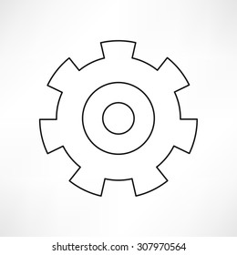 gears isolated object , technical, mechanical illustration