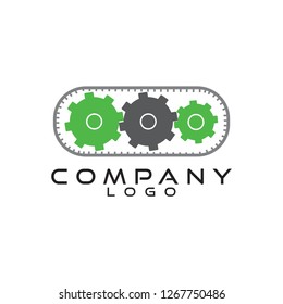 gears logo design vector
