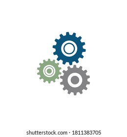 Gears Logo Template vector icon