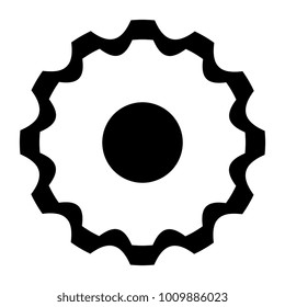 gears machine isolated icon