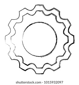 gears machine isolated icon