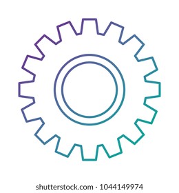 gears machine isolated icon
