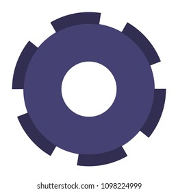 gears machine isolated icon