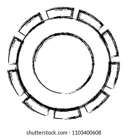gears machine isolated icon