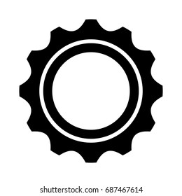 gears machine isolated icon