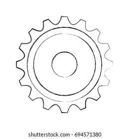 gears machine isolated icon