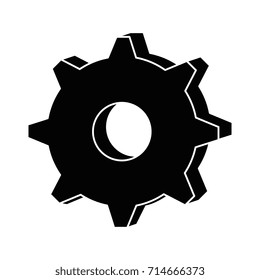 gears machine isolated icon