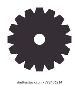 gears machine isolated icon