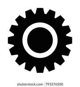 gears machine isolated icon