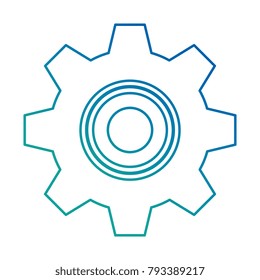 gears machine isolated icon