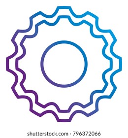 gears machine isolated icon
