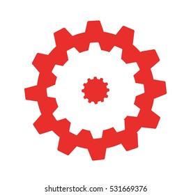 gears machine isolated icon vector illustration design