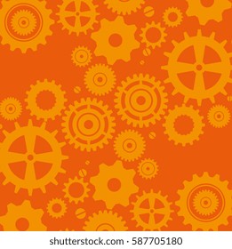 Gears Machine Pattern Background