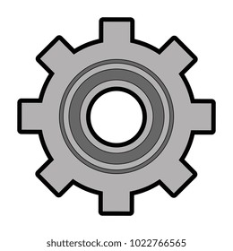 gears machinery isolated icon