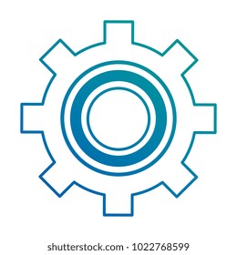 gears machinery isolated icon